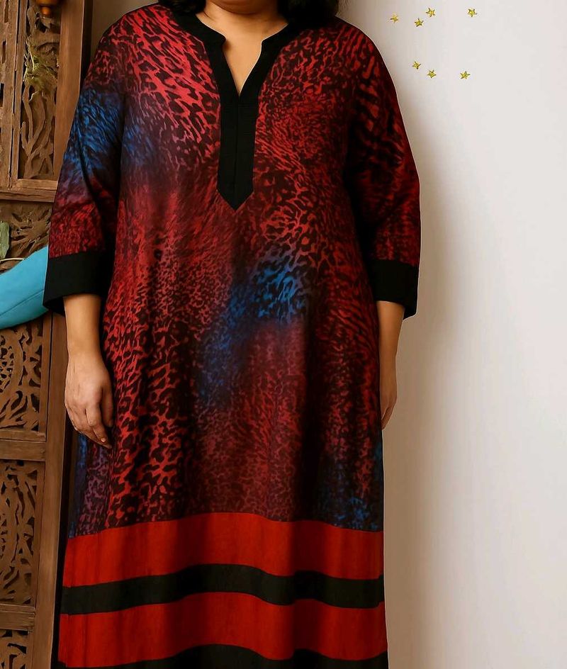 Pure Satin Kurti