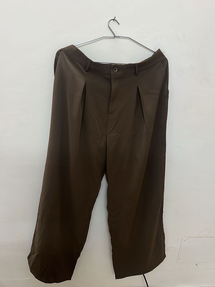 Brown Wide Leg Pants