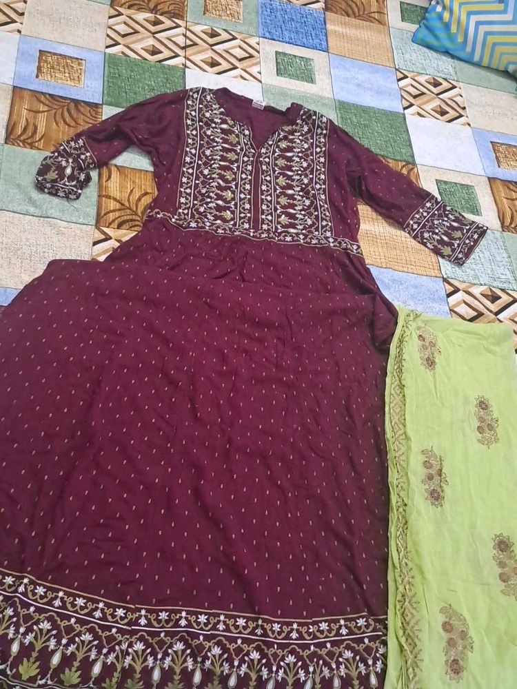 Anarkali Kurti With Duppata