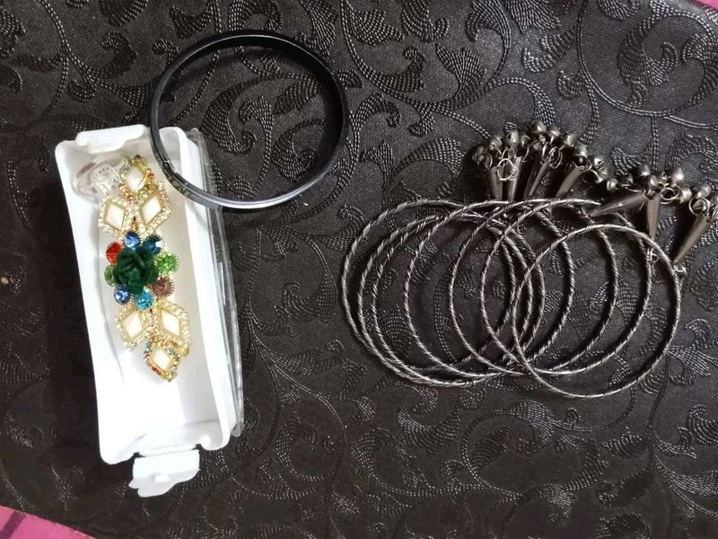 Hair Accessories, Bangles Combo Offer