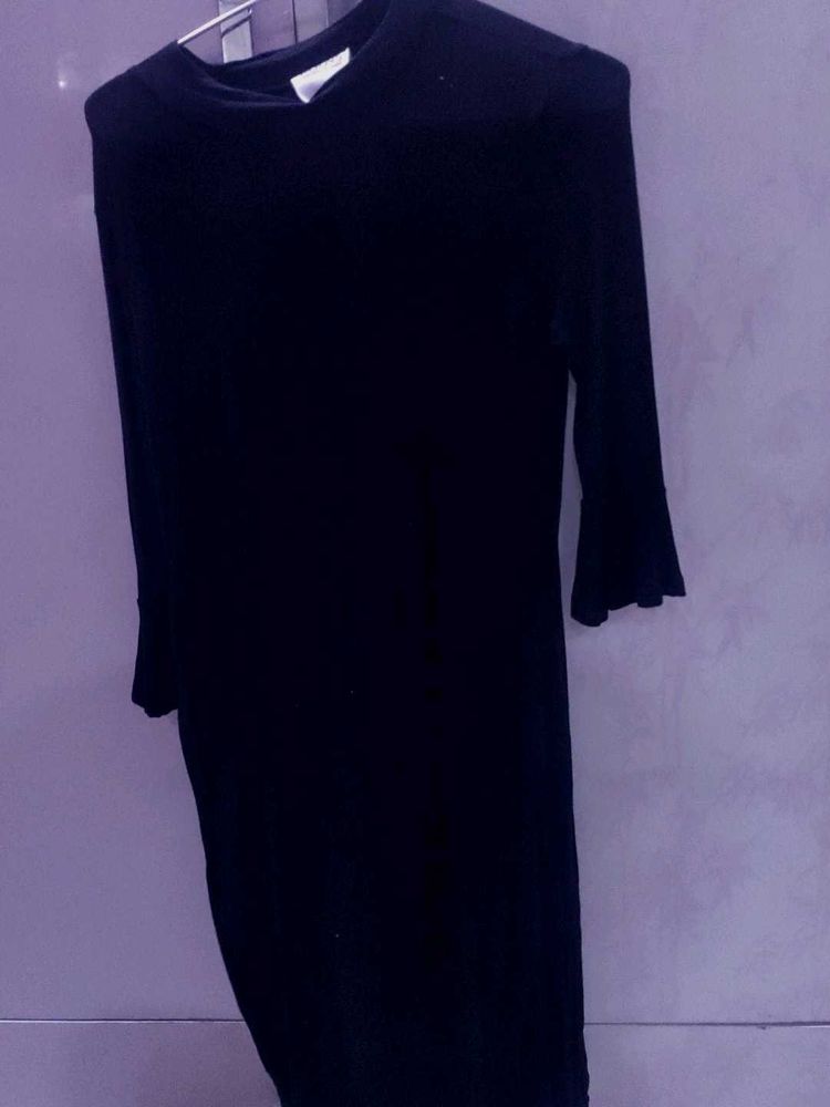 🖤 Top With Side Slit To Crop Length