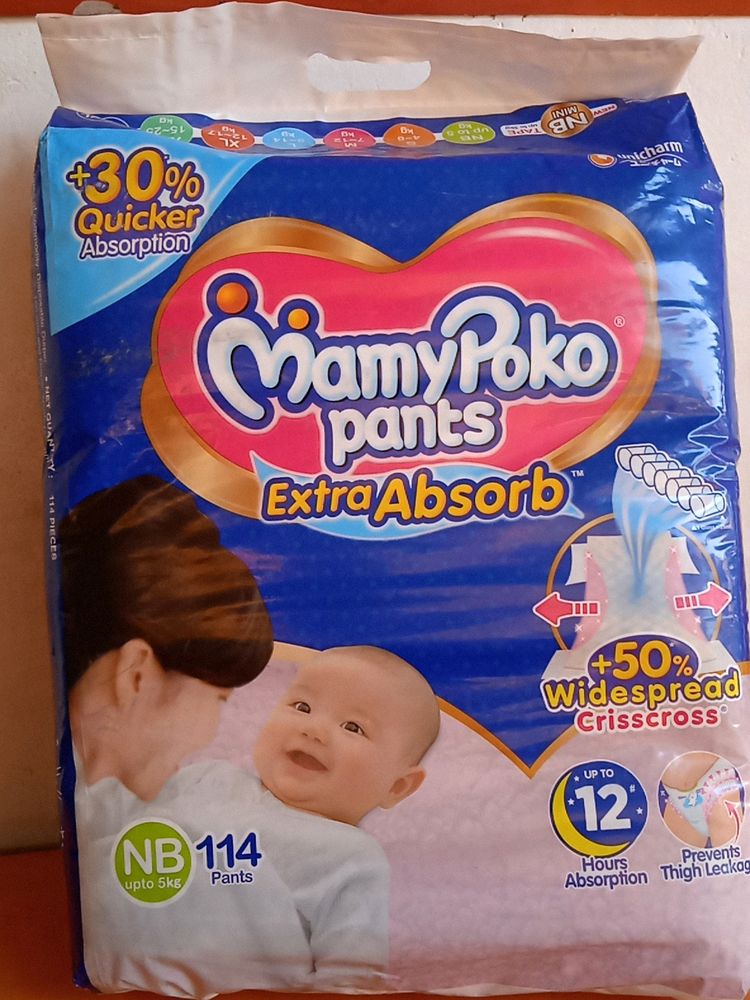Mamypoko pants NB 114 pc