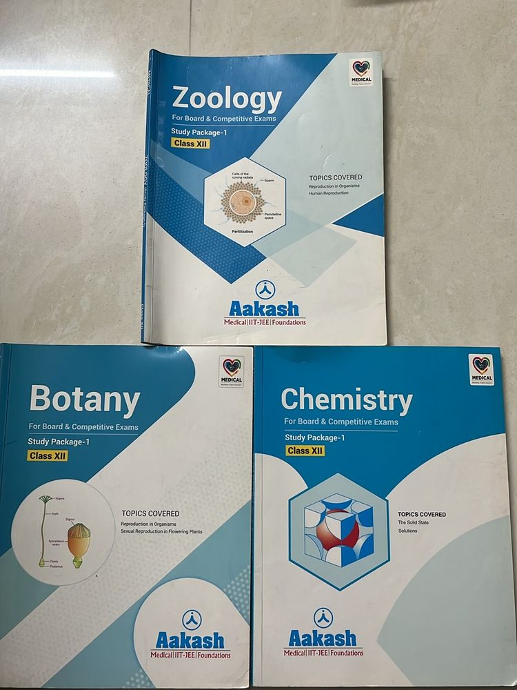 Aakash Study Package 1 For NEET class 12