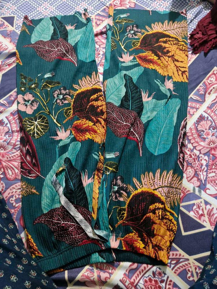 Floral Print Pants