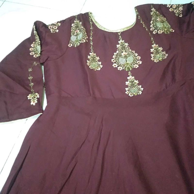 New Umbrella Gown With Palazzo