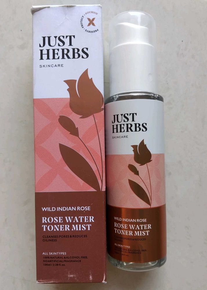 Just Herbs Rose Water Toner Mist