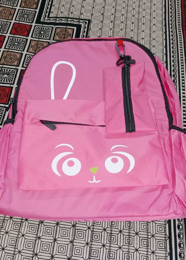 Pink Bunny Backpack