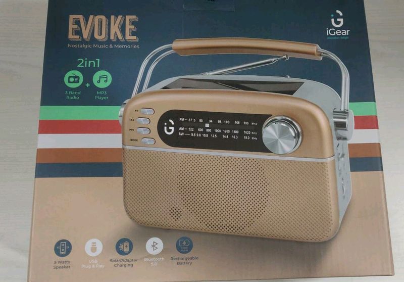 iGear Evoke 2in1 Radio With Mp3 Player