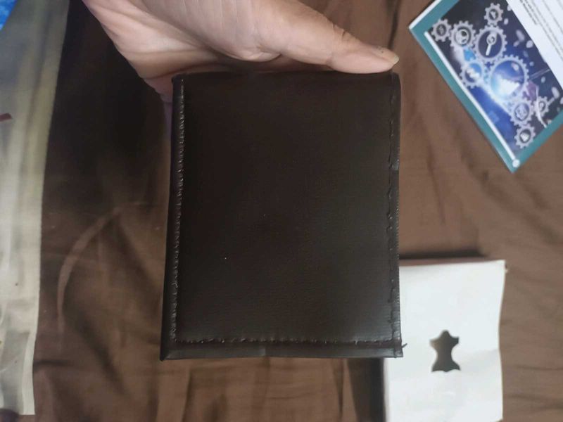 Brown PU  Leather Wallet