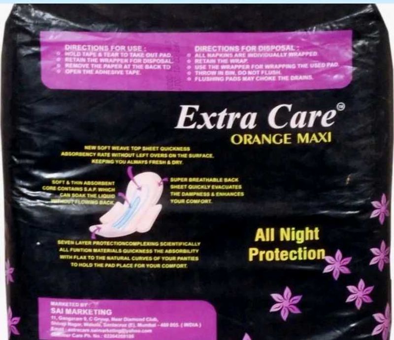 Extra Care Orange Maxi Pads XXL 40