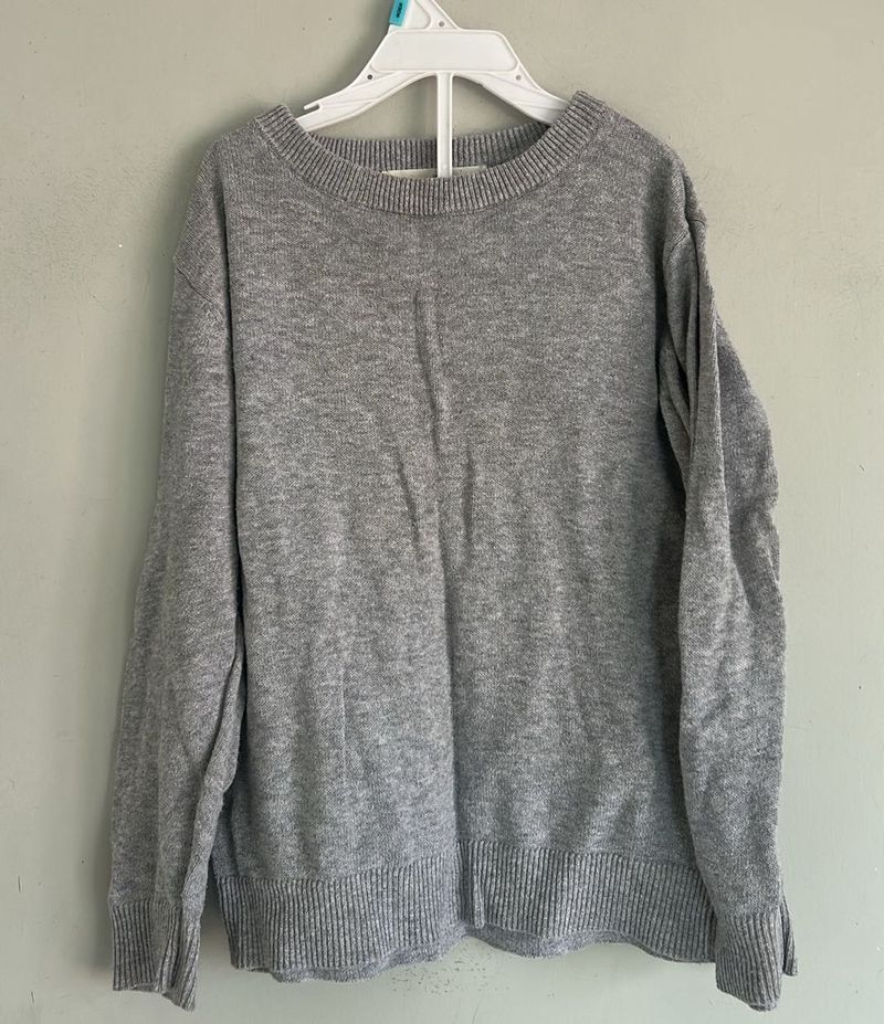 Gray Knit Sweater