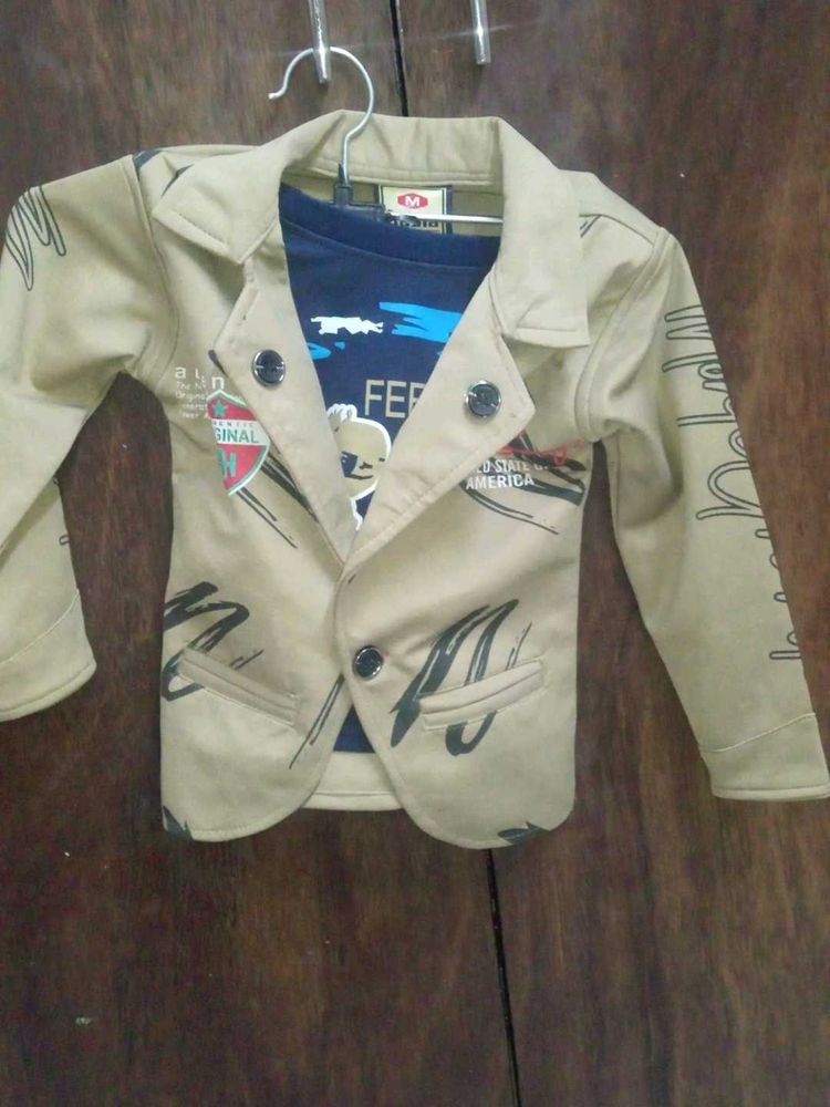Boys Blazer &amp; Shirt Set