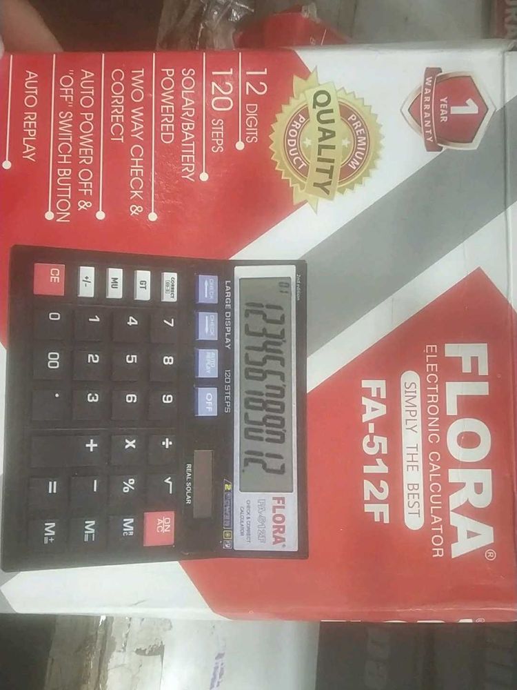 Flora FA-512F Electronic Calculator
