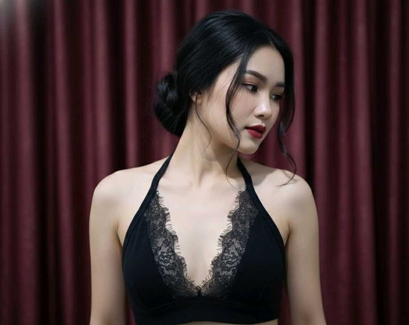 Lace Halter Bralette