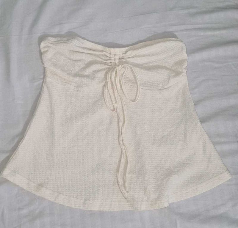 Savana drawstring tube top