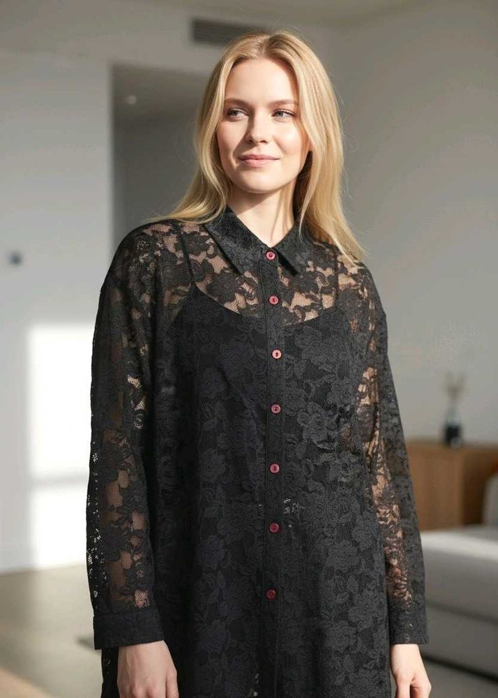 Stylish Lace Shirt | Bust 40