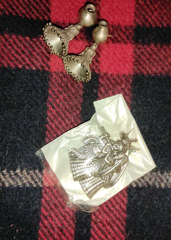Combo German Silver Earings Totally New