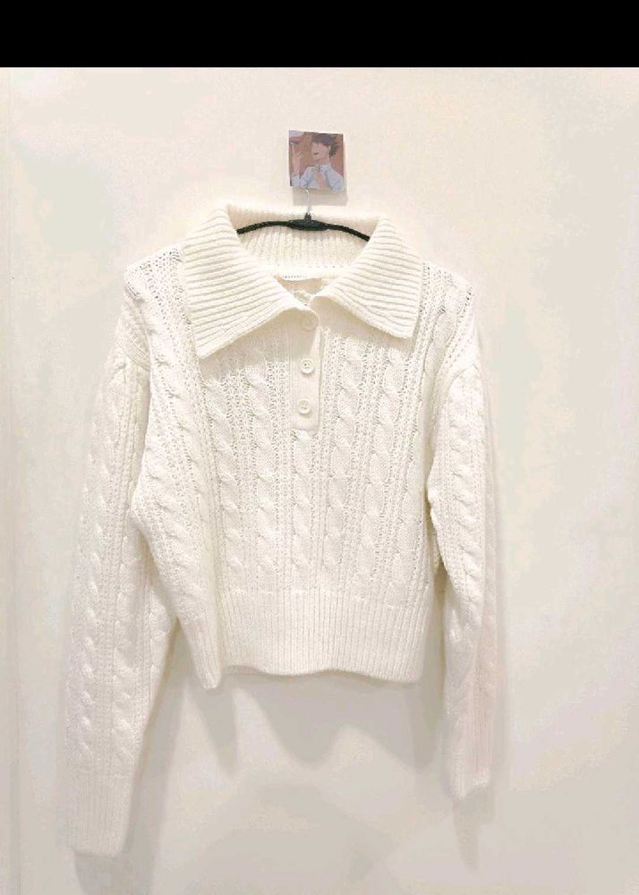 Knited Cropped Sweater