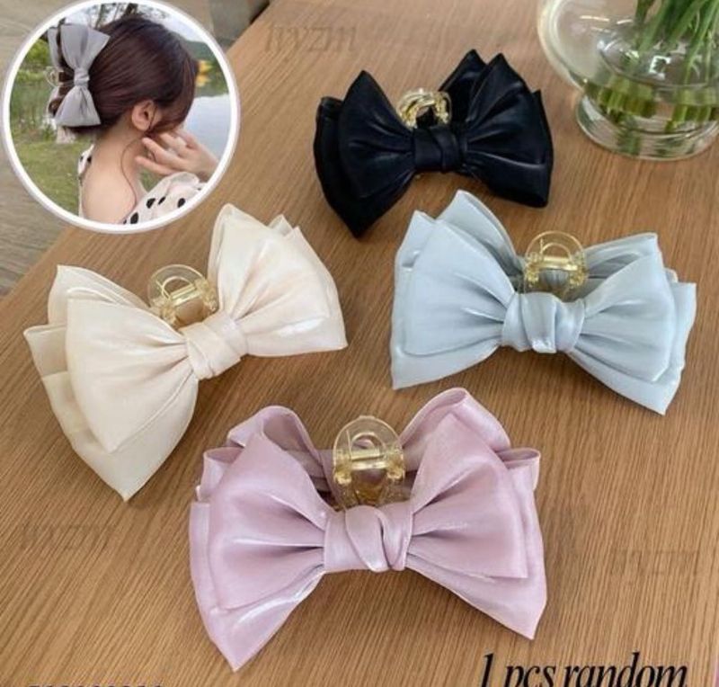 Cute Bow Hair Claw Clips
