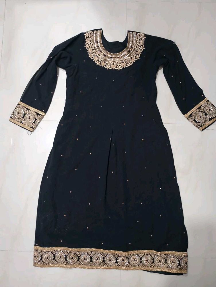 Elegant Black Kurta