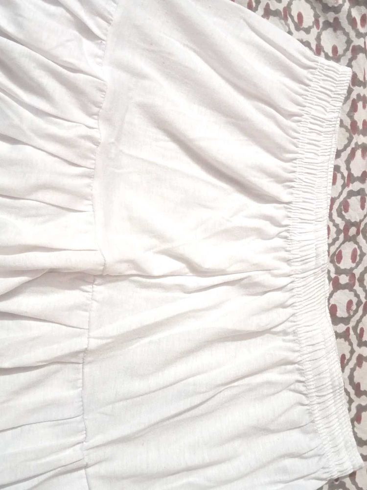 White Patiyala Pant