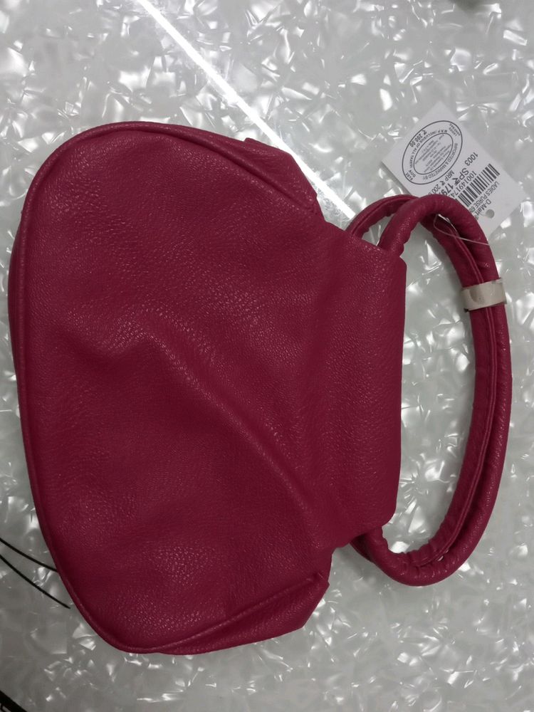 Pink Small Hand Purse ( New) With Dmart Tag