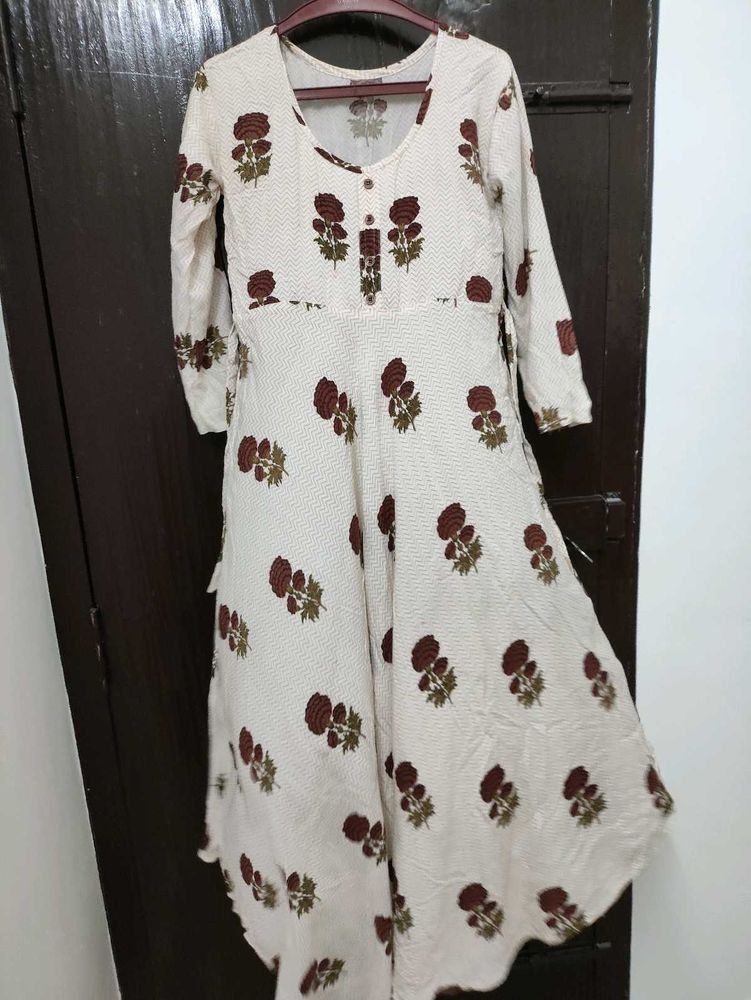 Floral Print Dress or lengthy kurta