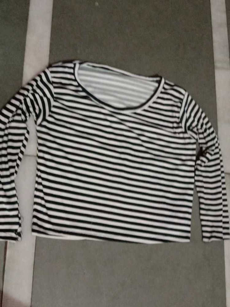 Striped Long Sleeve Top