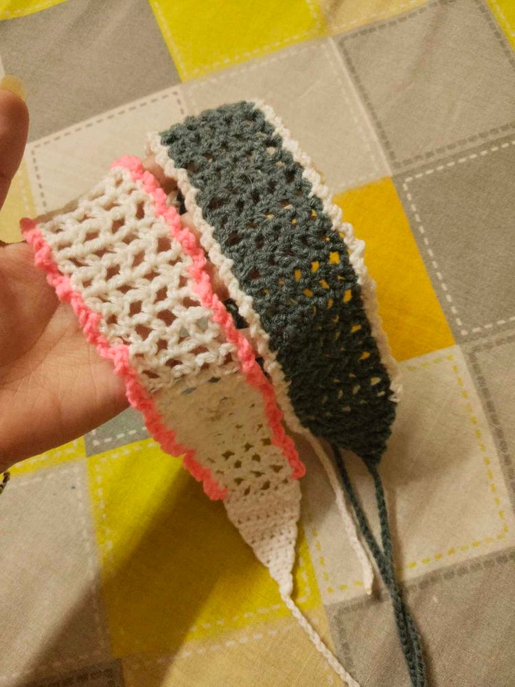 Crochet mesh Headband 🎀✨