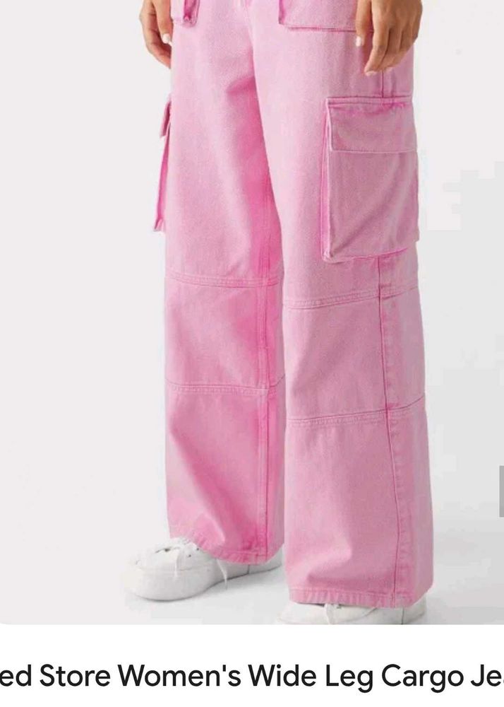 Pink Denim Jeans