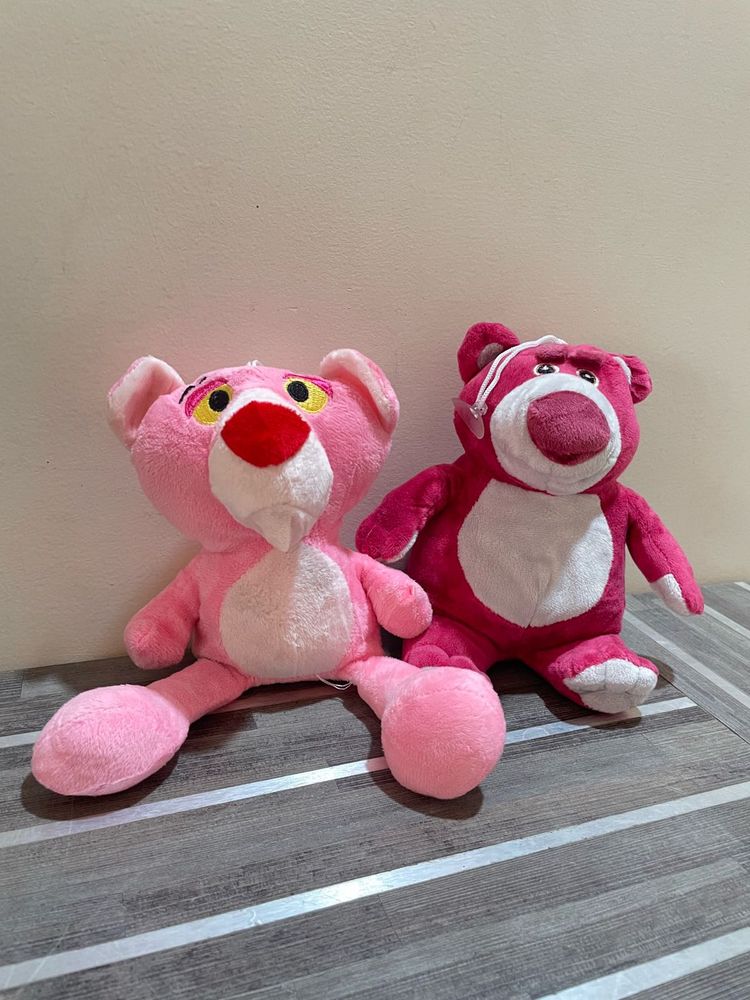 💖 Pink Plush Toy Combo – Adorable &amp; Fun! 💖
