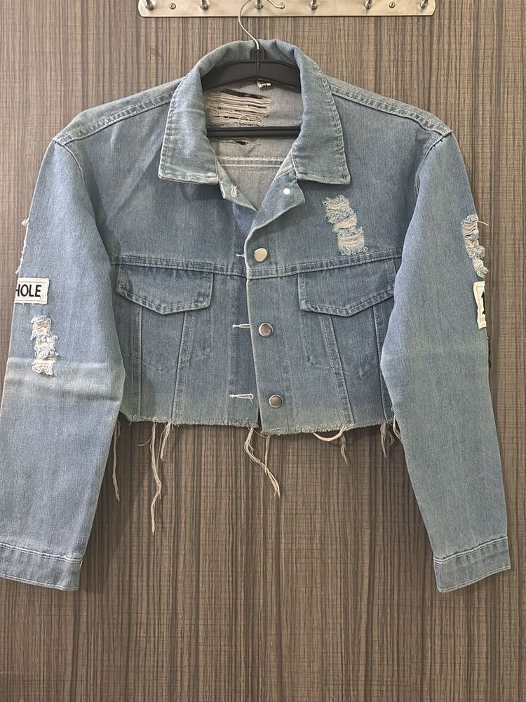 Crop Denim Jacket
