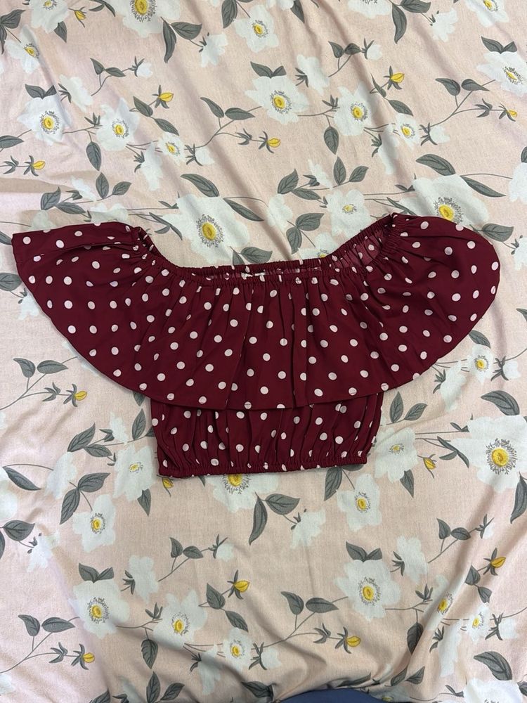 Polka Dots Crop top