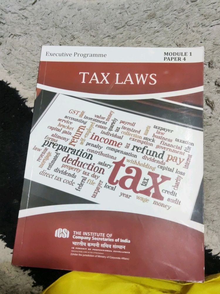 Tax Laws CS Executive Module 1 Book