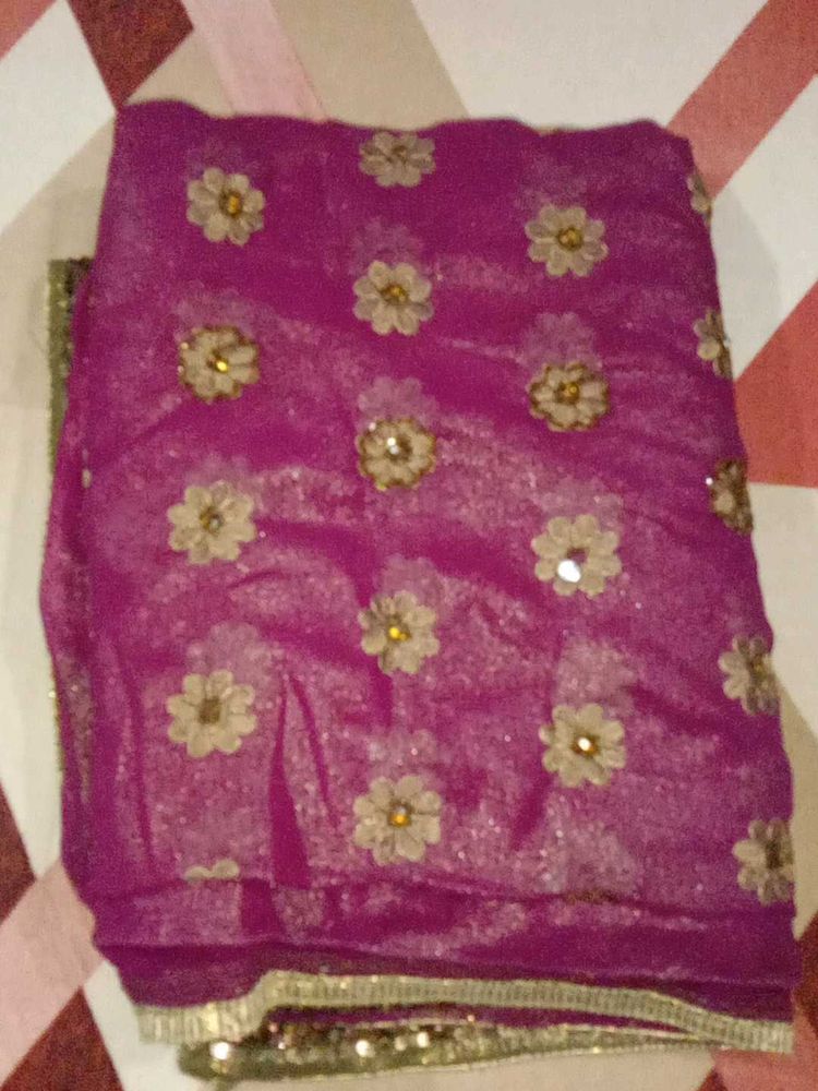 Elegant Purple saree