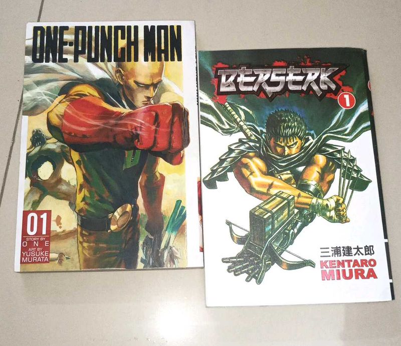 One-Punch Man &amp; Berserk Manga Vol. 1