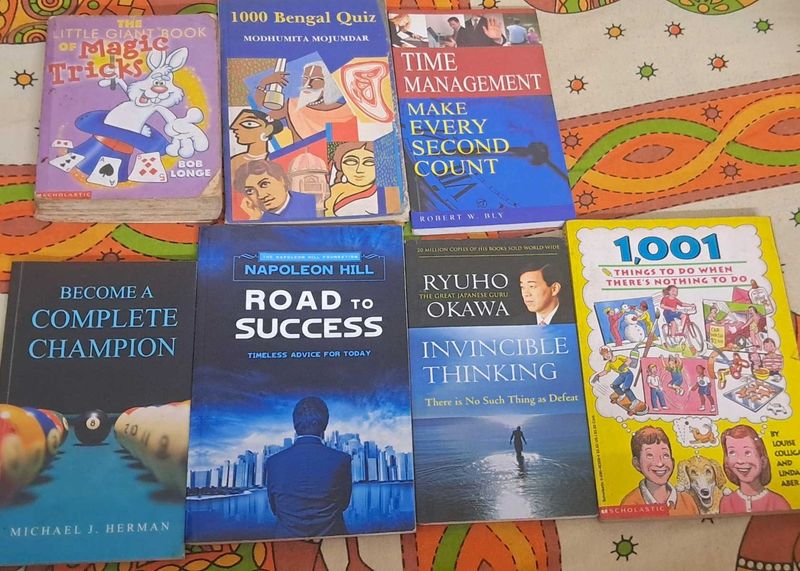 Self Help Books And Magic Tricks (Set Of 7)