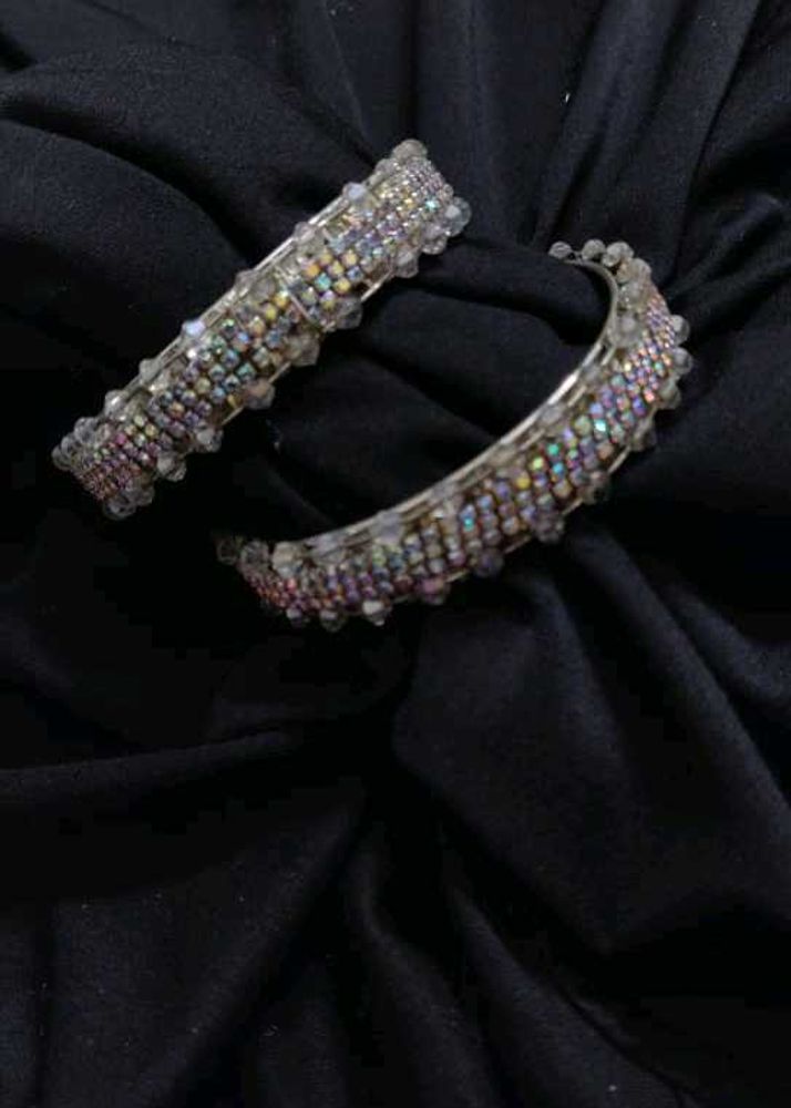 Crystal Beaded Bangles
