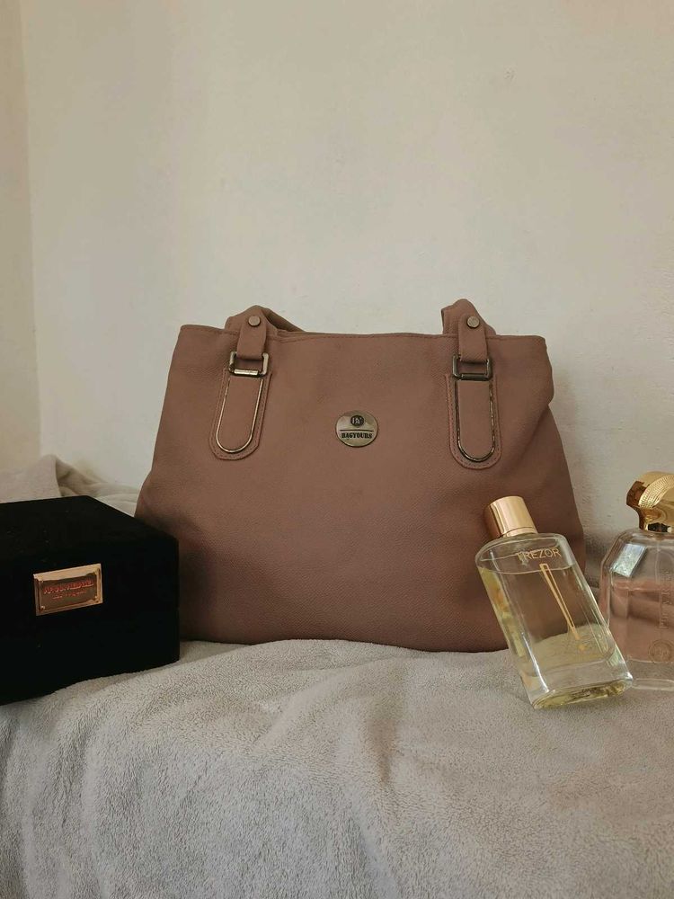 Brown Tote  Office Bag