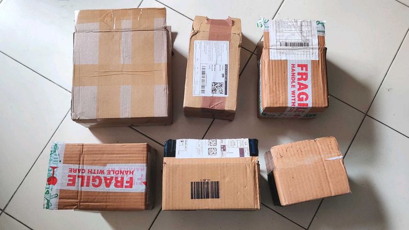 6 Assorted Boxes Packing Box Packaging Material