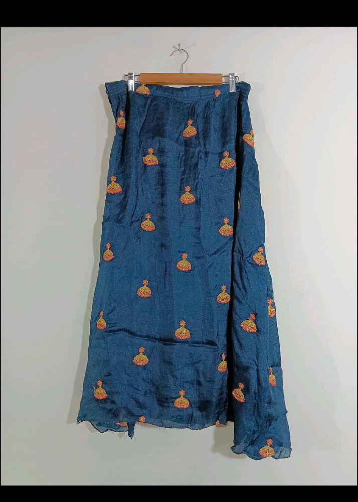 Dark Bkue Ethnic Skirt