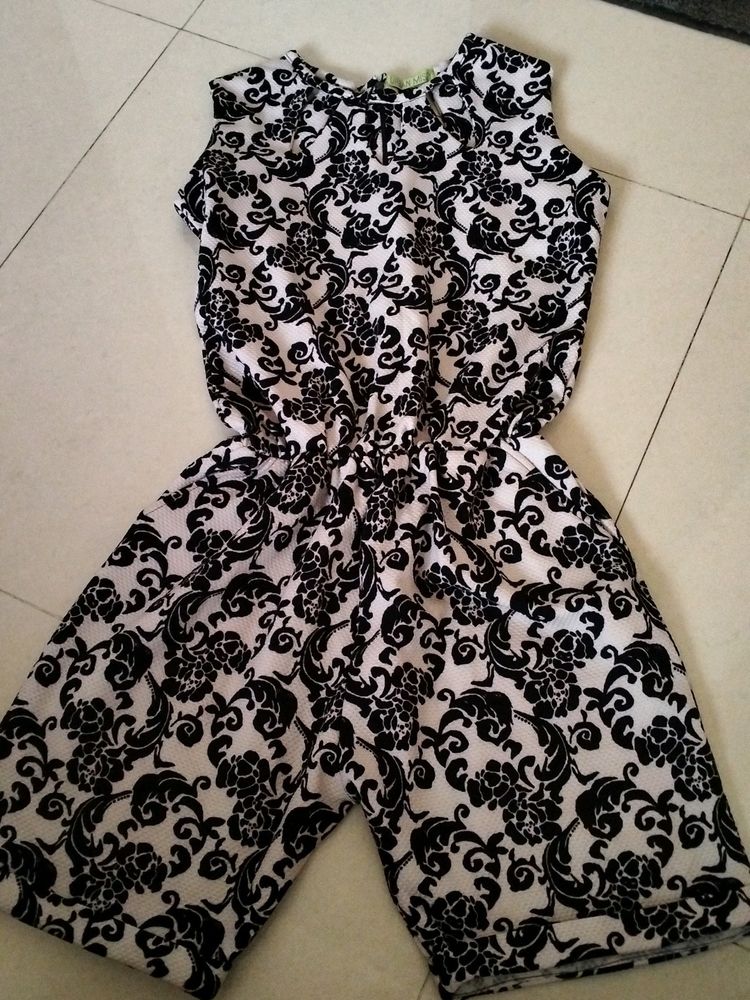 Branded Short Jumpsuit