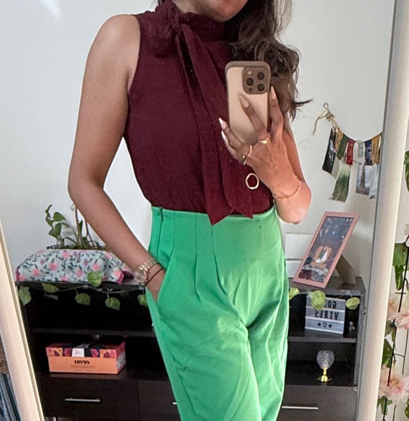 Sale Red Bow Top