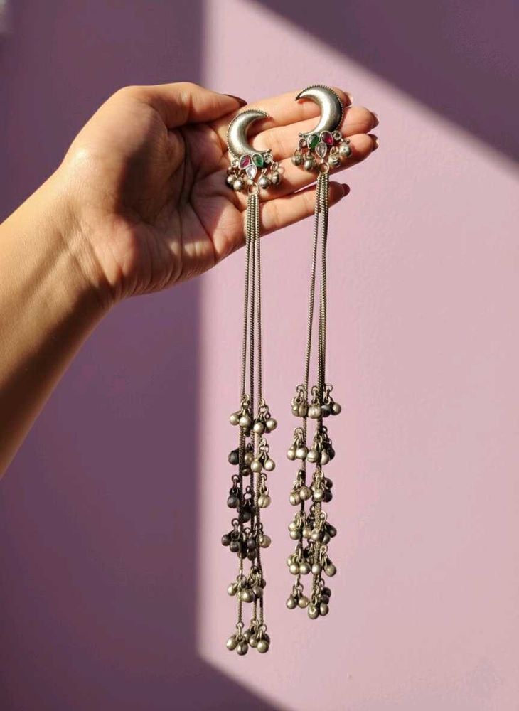 Kashmiri Chand Ghungroo Earrings