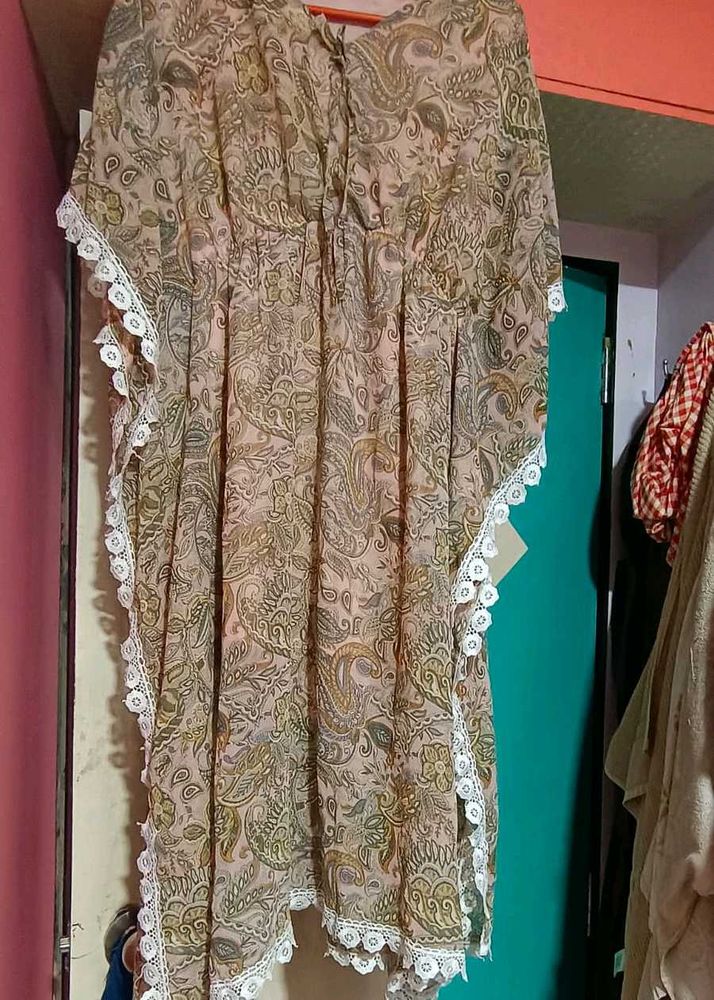 Paisley Print Kaftan Dress in 320 rs