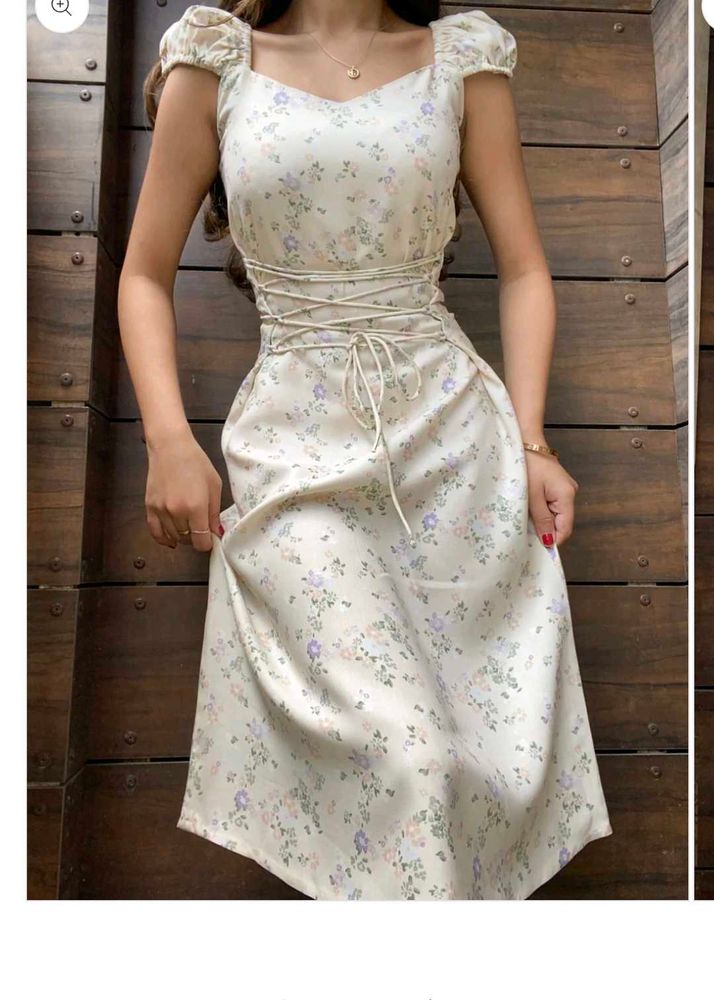 Diamondlady Tie Up Dress Size SMALL