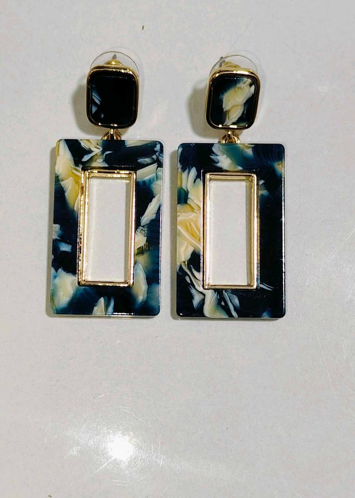 Drop Earrings Dark Green for Women &amp; Girls