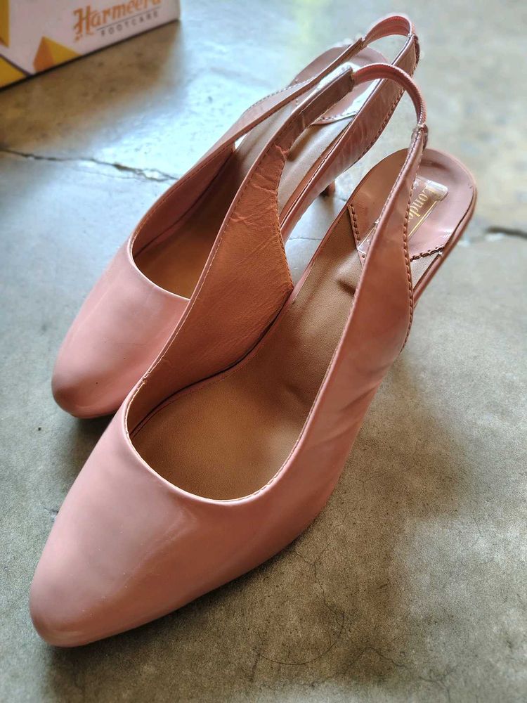 Pink Slingback Heels