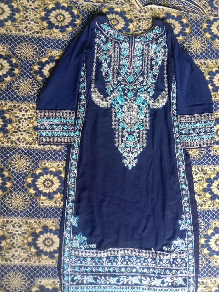 Pakistani Suit With Heavy Embroidery