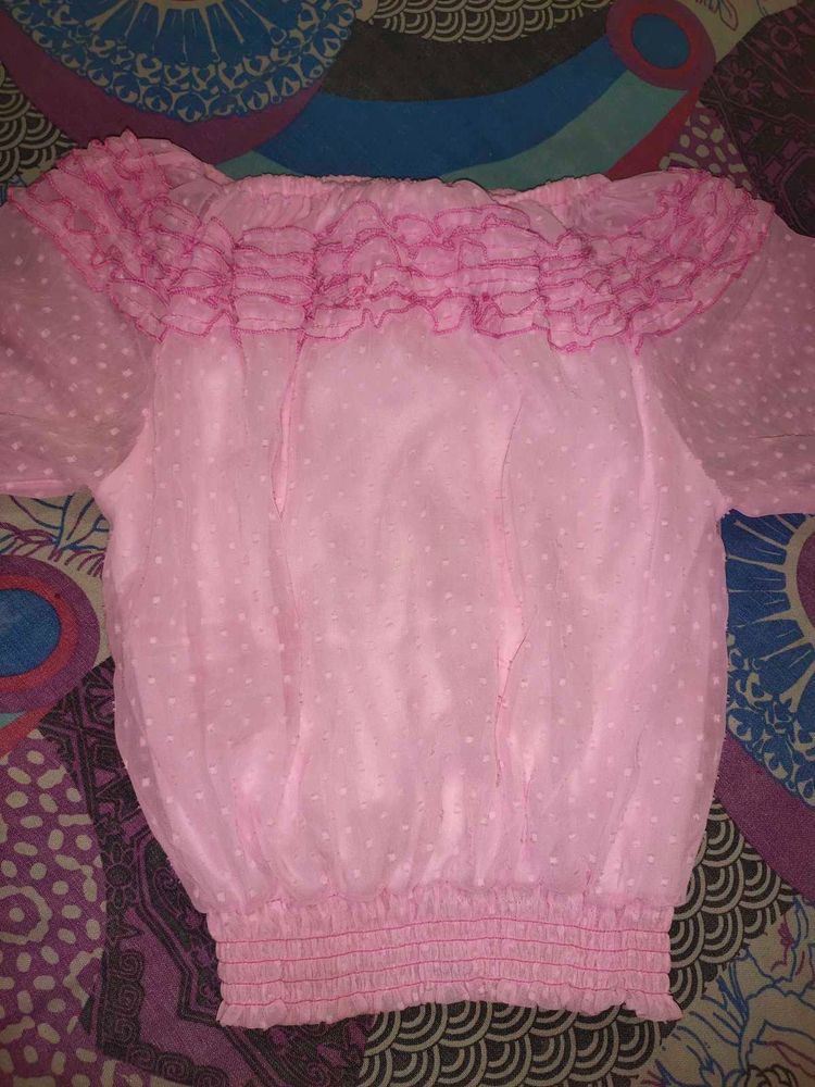 Light Pink Cute Top